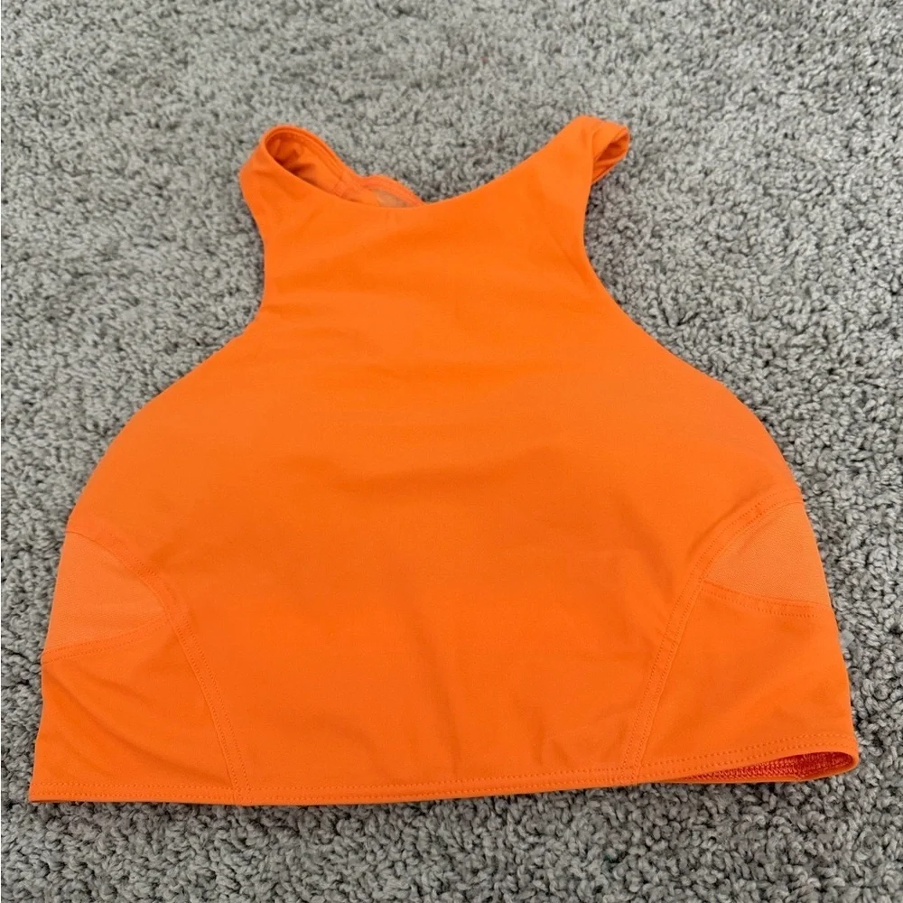Lululemon Athletica Vibrant Orange Sports Bra